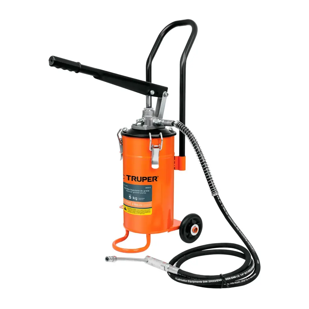 BOMBAS INYECTORA DE GRASA 5 KG (11 LB) TRUPER