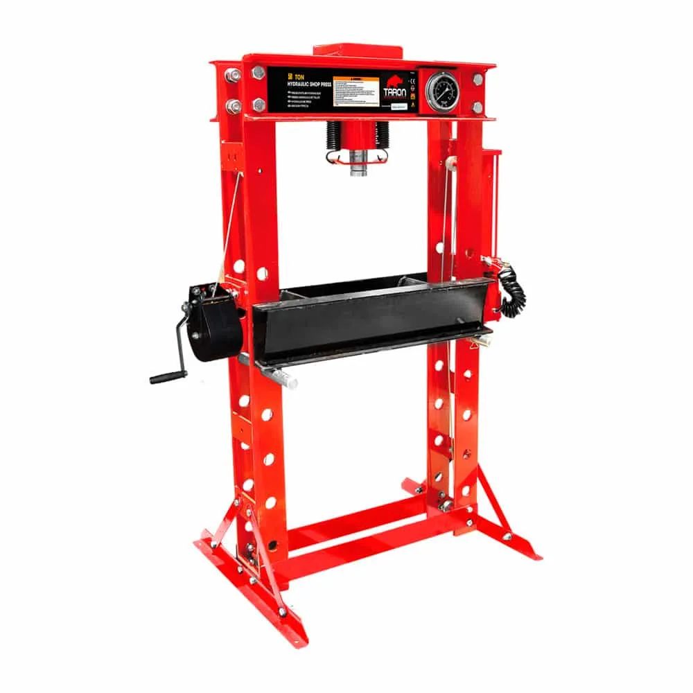 PRENSA HIDRAULICA TIPO "H", CON PISTON, 20 TONELADAS TRUPER