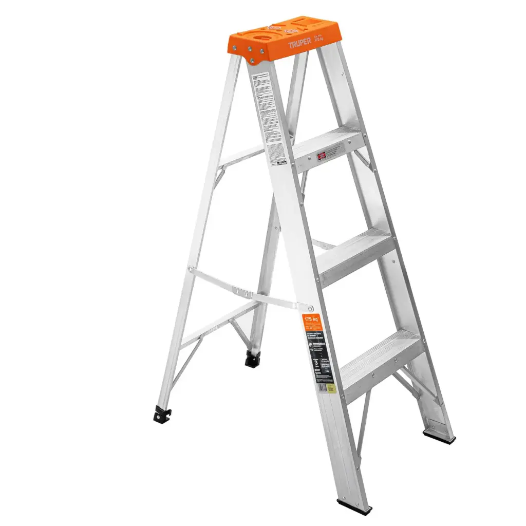 [10435] ESCALERAS TIJERA TIPO II 175 KG (4KG) 3 PELDAÑOSTRUPER