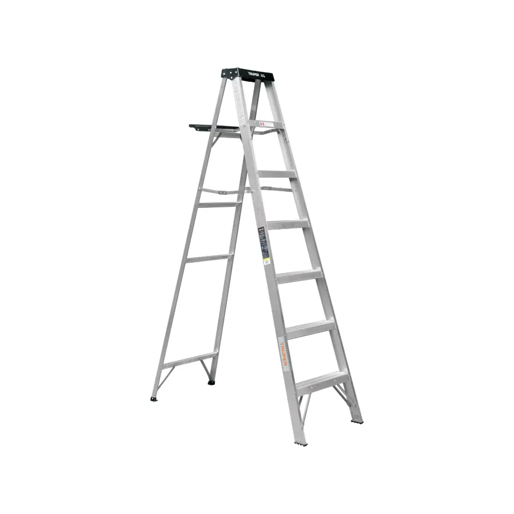 [10437] ESCALERA TIJERA TIPO III 150 KG (6.4KG) 6 PELDAÑOS TRUPER
