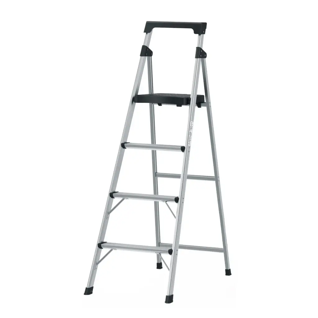 ESCALERILLAS PLEGABLES DE ALUMINIO TIPO III 150KG (3.8KG) 4 PELDAÑOS TRUPER