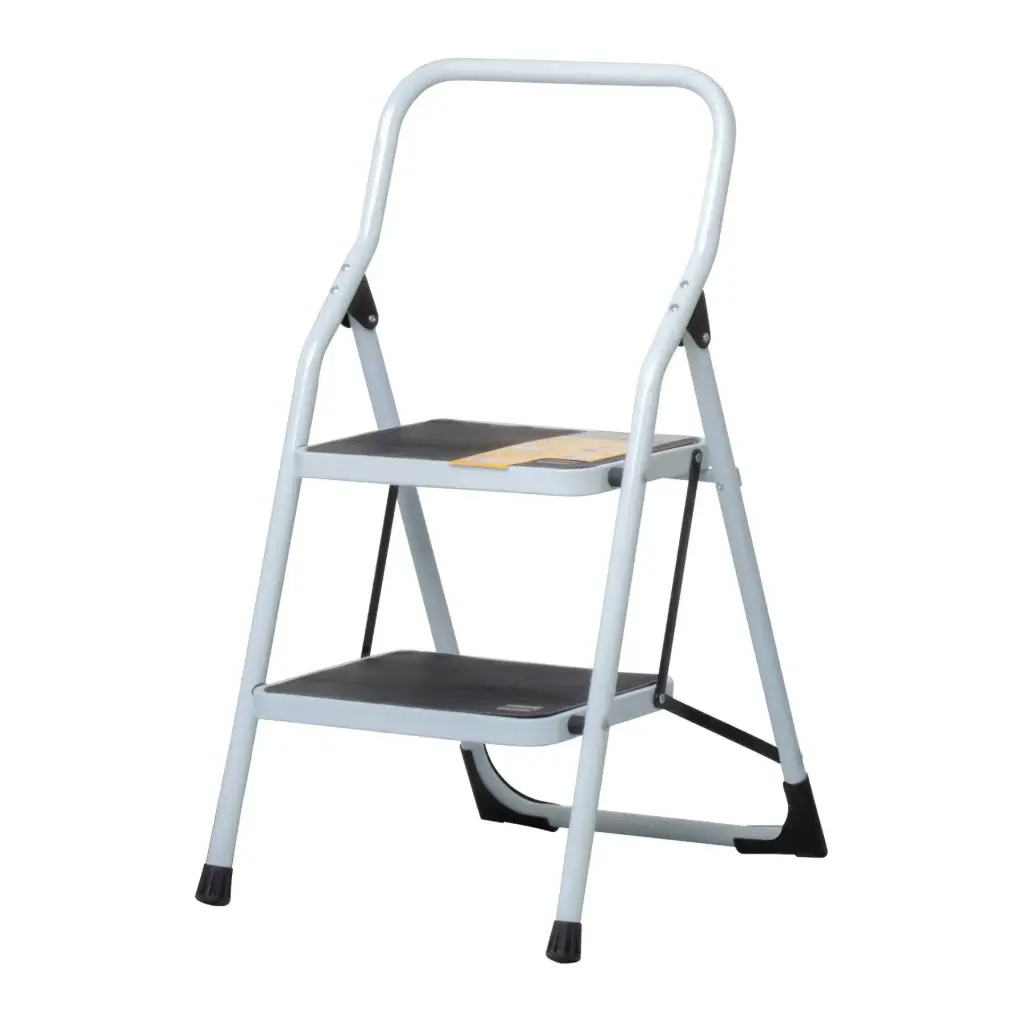 ESCALERILLAS PLEGABLES DE ACERO TIPO III 150KG (4.5KG) 2 PELDAÑOS PRETUL