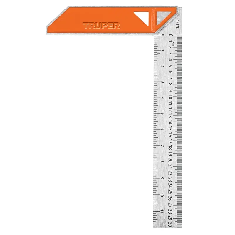 [14376] ESCUADRAS PARA CARPINTERO , MANGO DE ALUMINIO 12" TRUPER