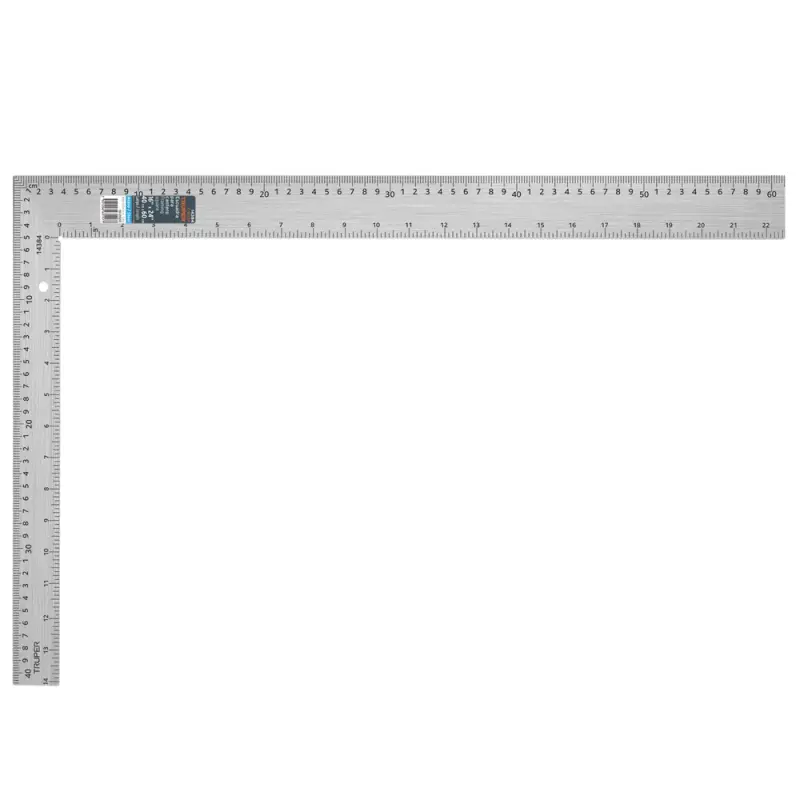 [14384] ESCUADRAS PARA ALBAÑIL ACERO 16" X24" TRUPER