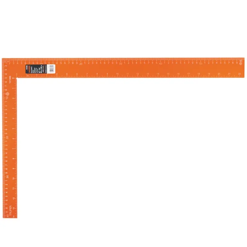 ESCUADRAS PARA ALBAÑIL ALUMINIO NARANJA 16" X24" TRUPER