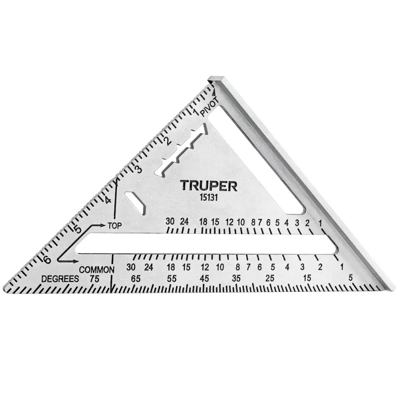 [15131] ESCUADRAS PARA MUROS DE YESO ALUMINIO 7" TRUPER