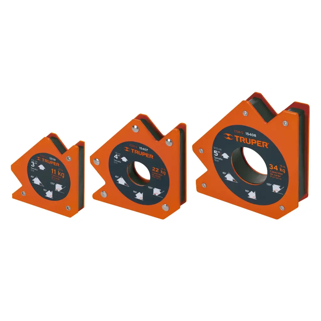 [12119] ESCUADRAS MAGNETICAS 3" TRUPER