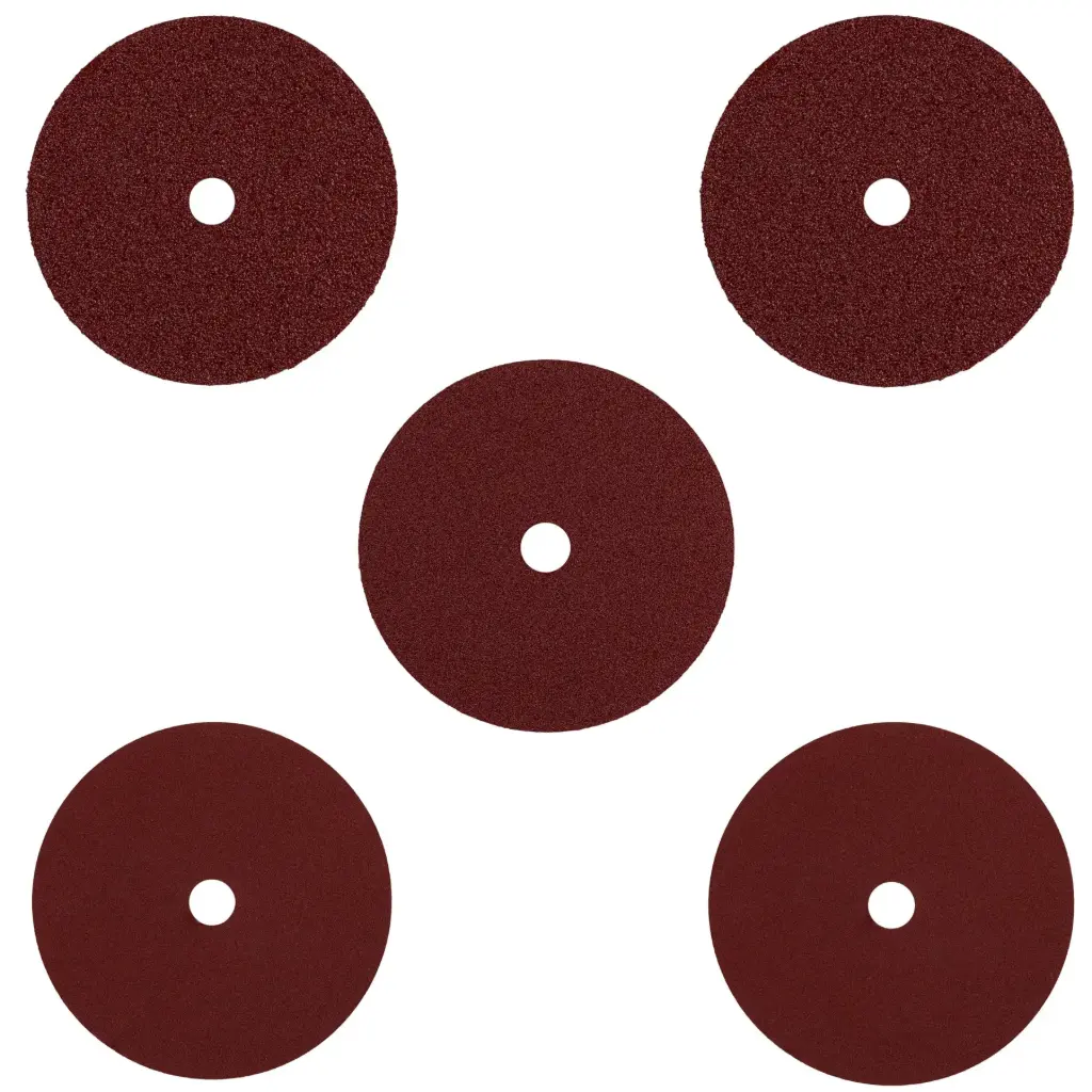 [100129] DISCOS DE LJA 7" G24 RESPALDO FIBRA 5 PIEZAS D7/8 O ALUMINIO, TRUPER 