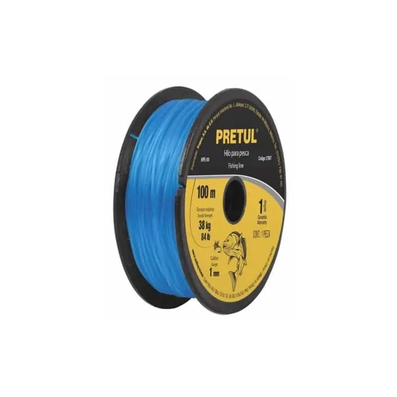 [27060] HILOS PARA PESCA , ROLLO 100M,0.3MM PRETUL