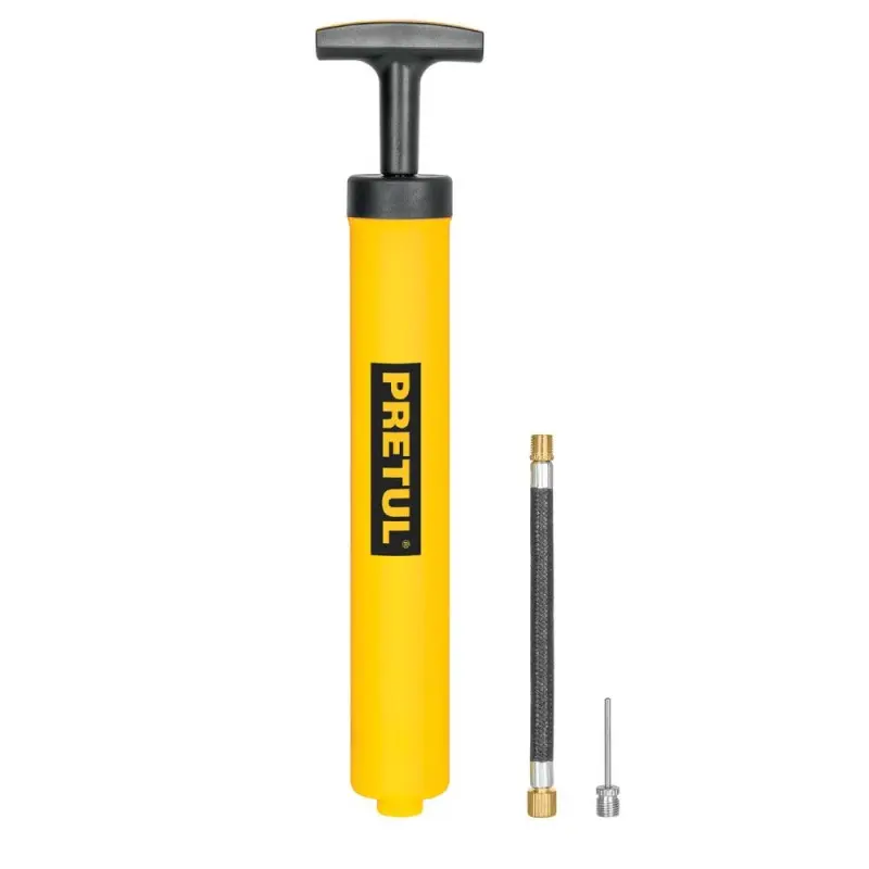MINI INFLADOR MANUAL PLASTICO PARA BALONES, PRETUL
