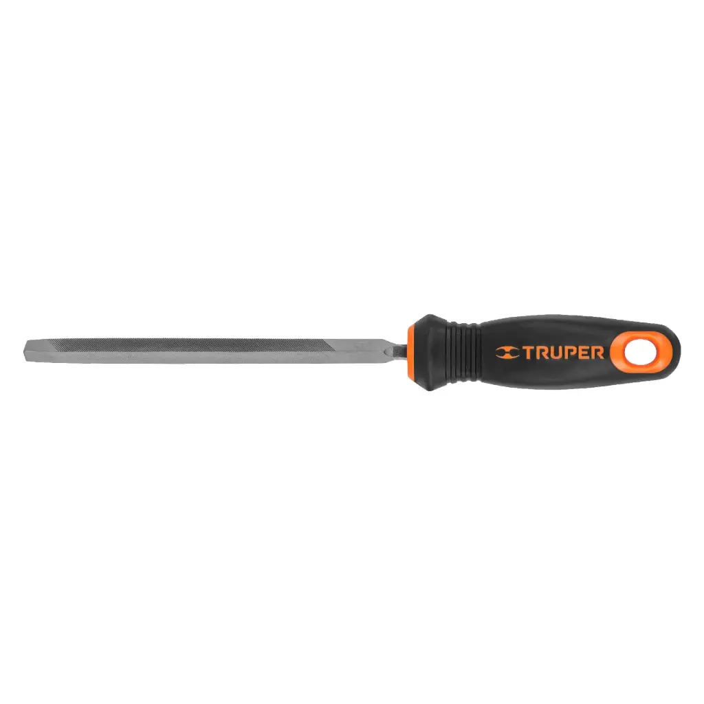 LIMA TRIANGULO PESADO, BASTARDAS CON MANGO COMFORT GRIP 6" TRUPER