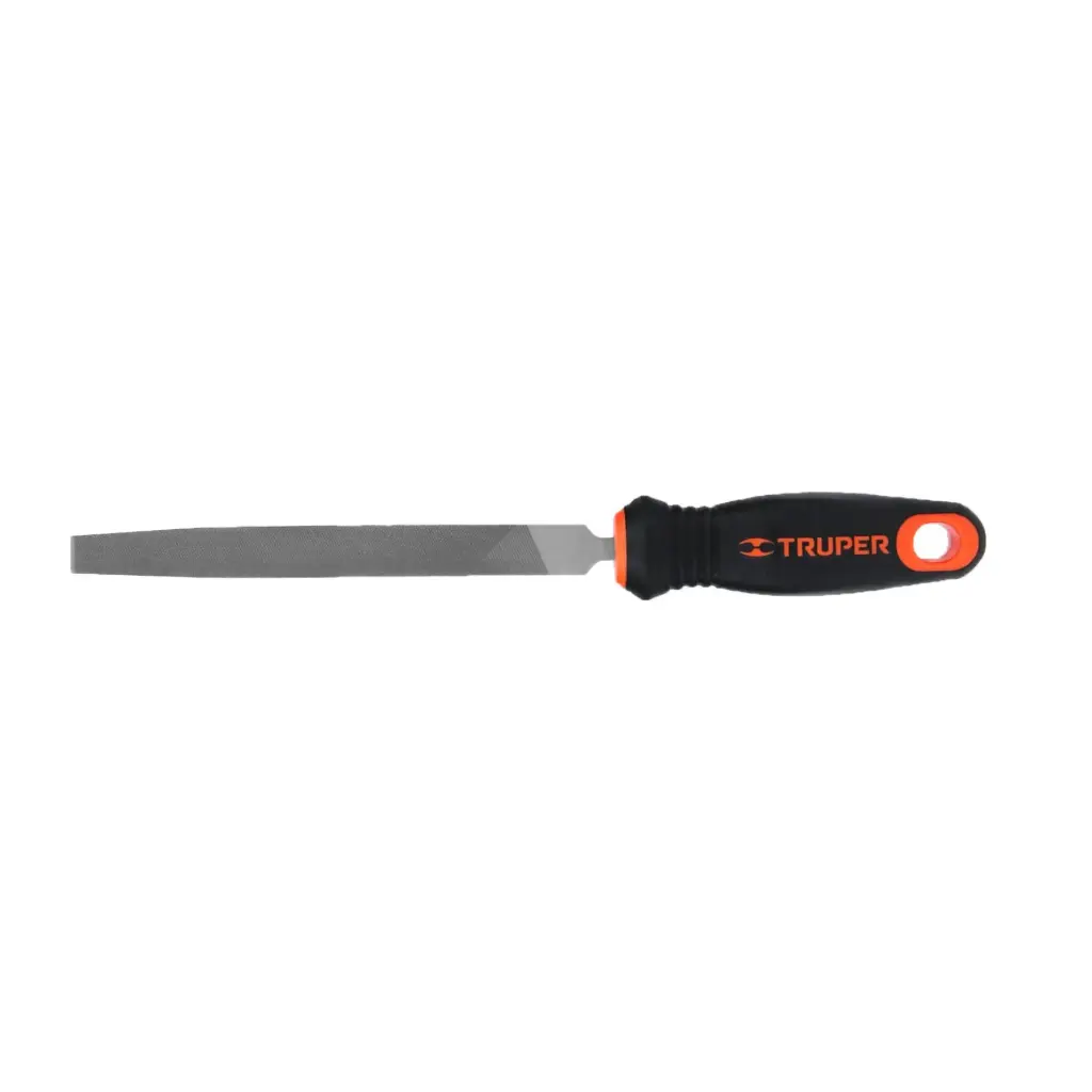 [15309] LIMA PLANAS, BASTARDAS CON MANGO COMFORT GRIP 6" TRUPER