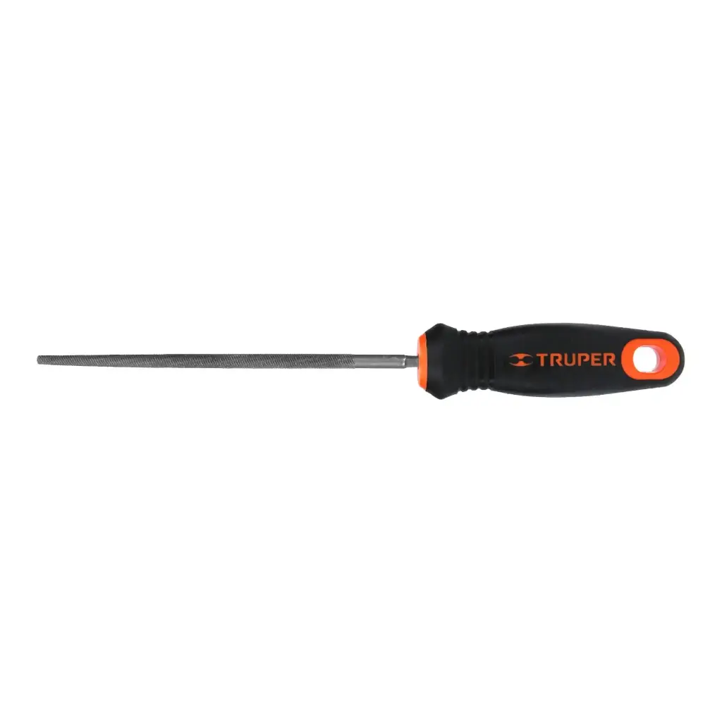 LIMA REDONDA , BASTARDAS CON MANGO COMFORT GRIP 6" TRUPER