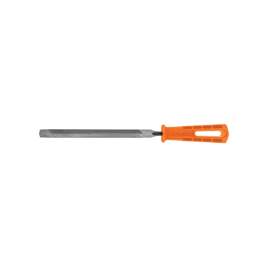 LIMAS TRIANGULO PESADO, BASTARDAS CON MANGO 8" TRUPER
