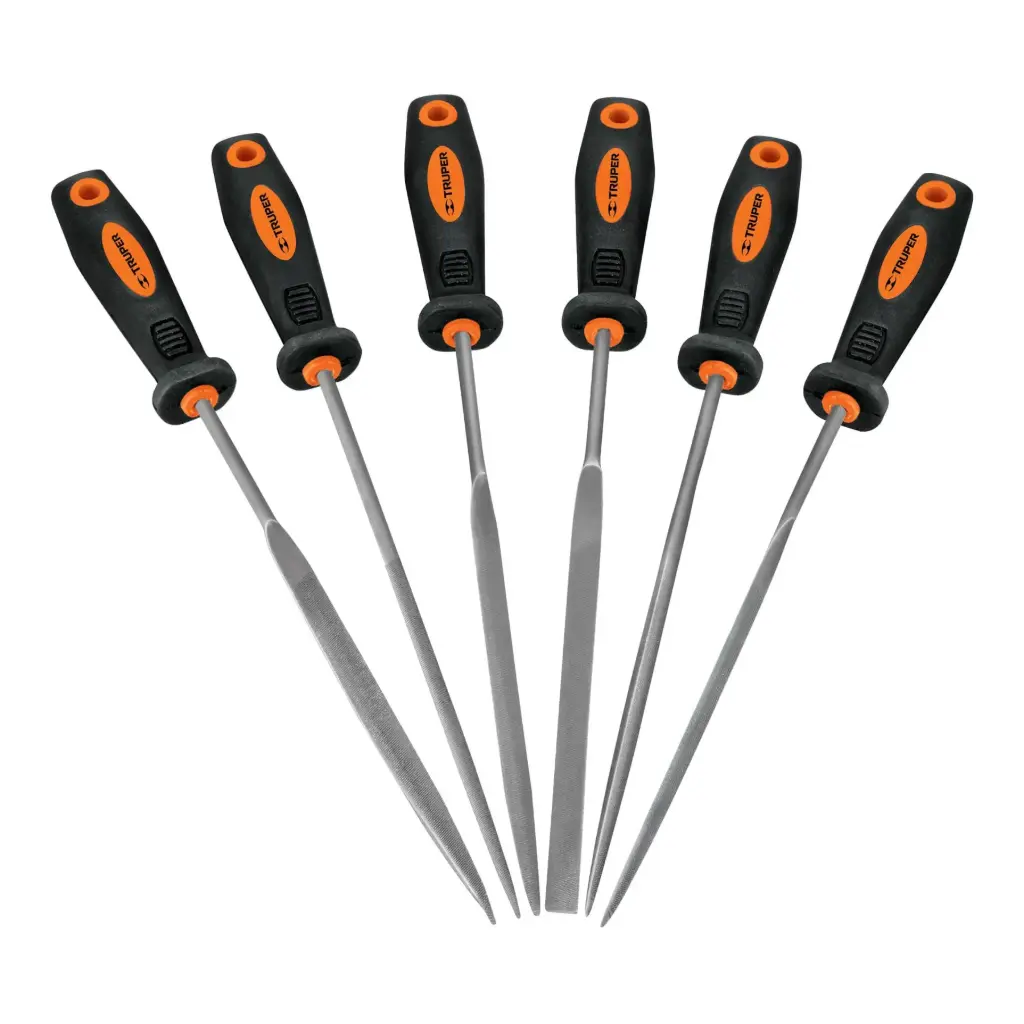 [15240] JUEGO DE 6 LIMAS PARA JOYERO CON MANGO TRUPER