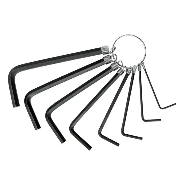 [21850] JUEGO DE LLAVES ALLEN TIPO LLAVERO , 1/16"-1/4" PRETUL