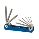JUEGO DE 9 LLAVES ALLEN TIPO NAVAJA , CUERPO DE LAMINA (1.3MM-6MM)-15563-TRUPER