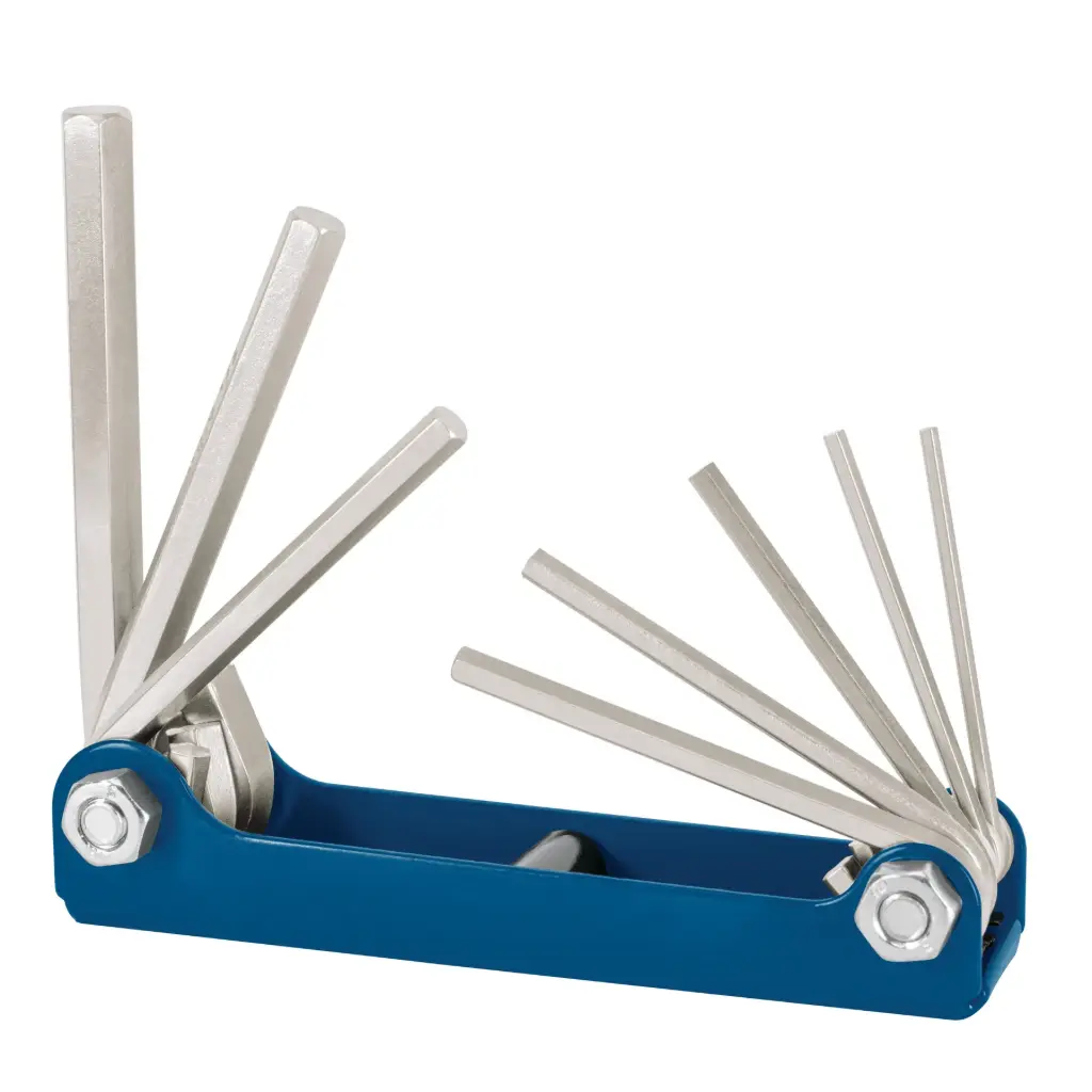 JUEGO DE LLAVES ALLEN TIPO NAVAJA , CUERPO DE LAMINA 1.5MM-8MM" TRUPER
