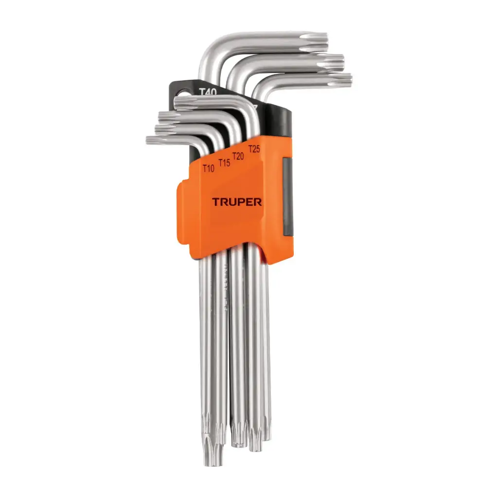 JUEGO DE LLAVE TORX LARGAS 7 LLAVES TRUPER