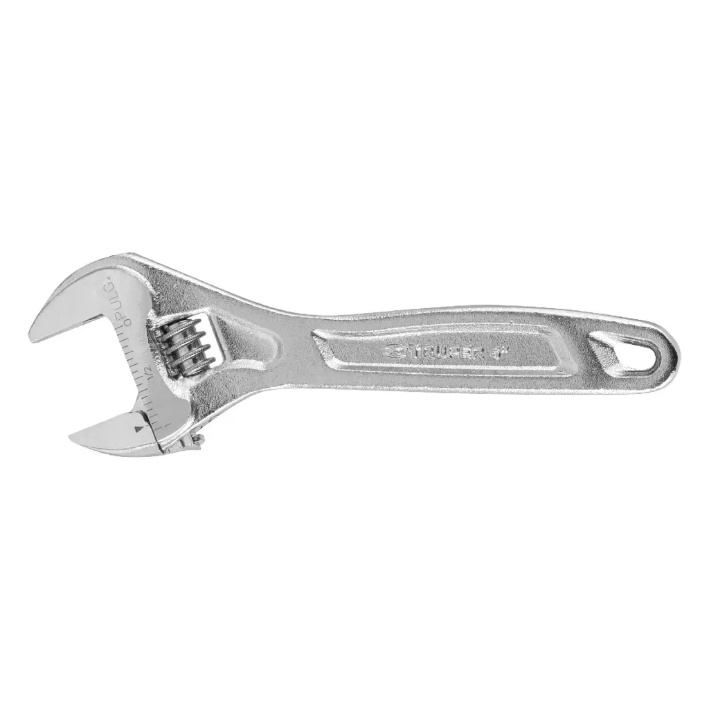 [15505] LLAVES FRANCESAS PROFESIONALES CROMADAS 6" TRUPER