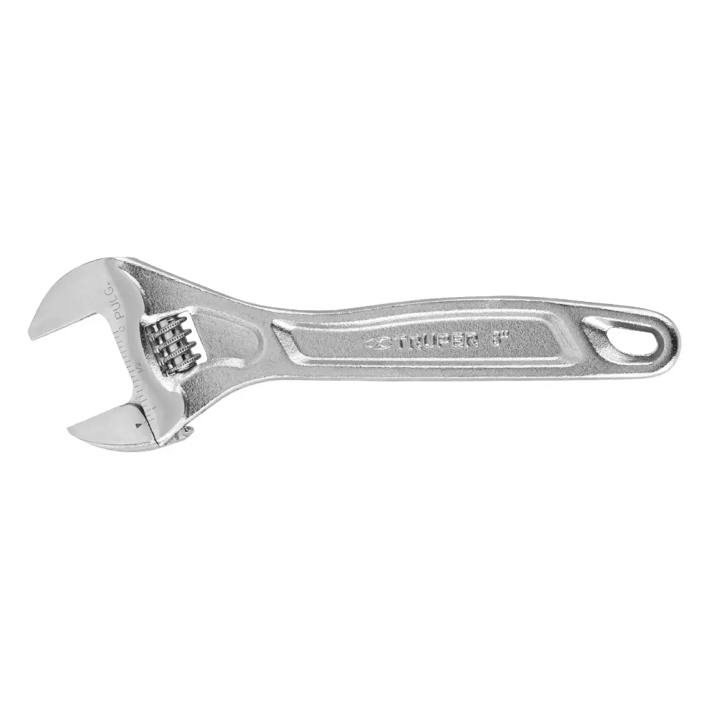 LLAVES FRANCESAS PROFESIONALES CROMADAS 8" TRUPER