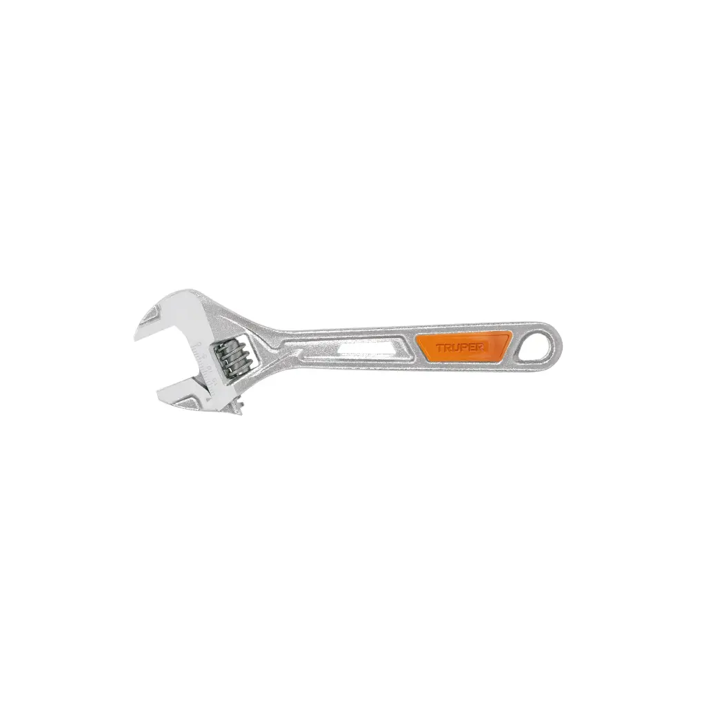 LLAVES FRANCESAS CROMADAS CON MANGOS DE PVC 6" TRUPER