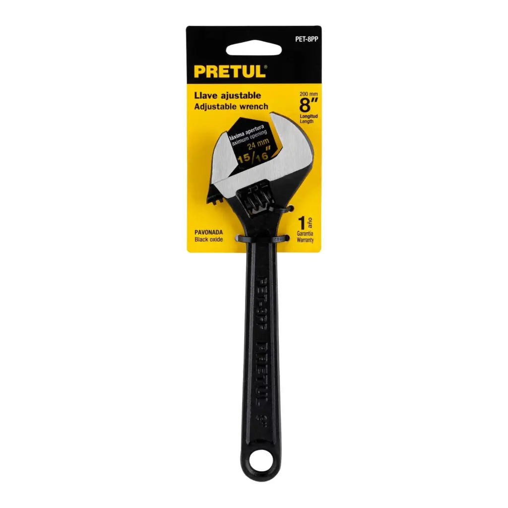 [21823] LLAVES FRANCESAS FOSFATADAS 8"A15/16"-21823-PRETUL