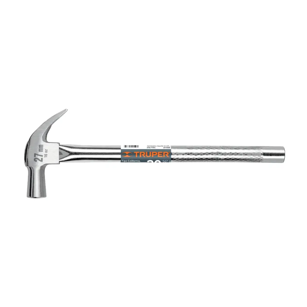 [10914] MARTILLOS TUBULARES PULIDOS , UÑA CURVA , CABEZA CONICA 15" TRUPER