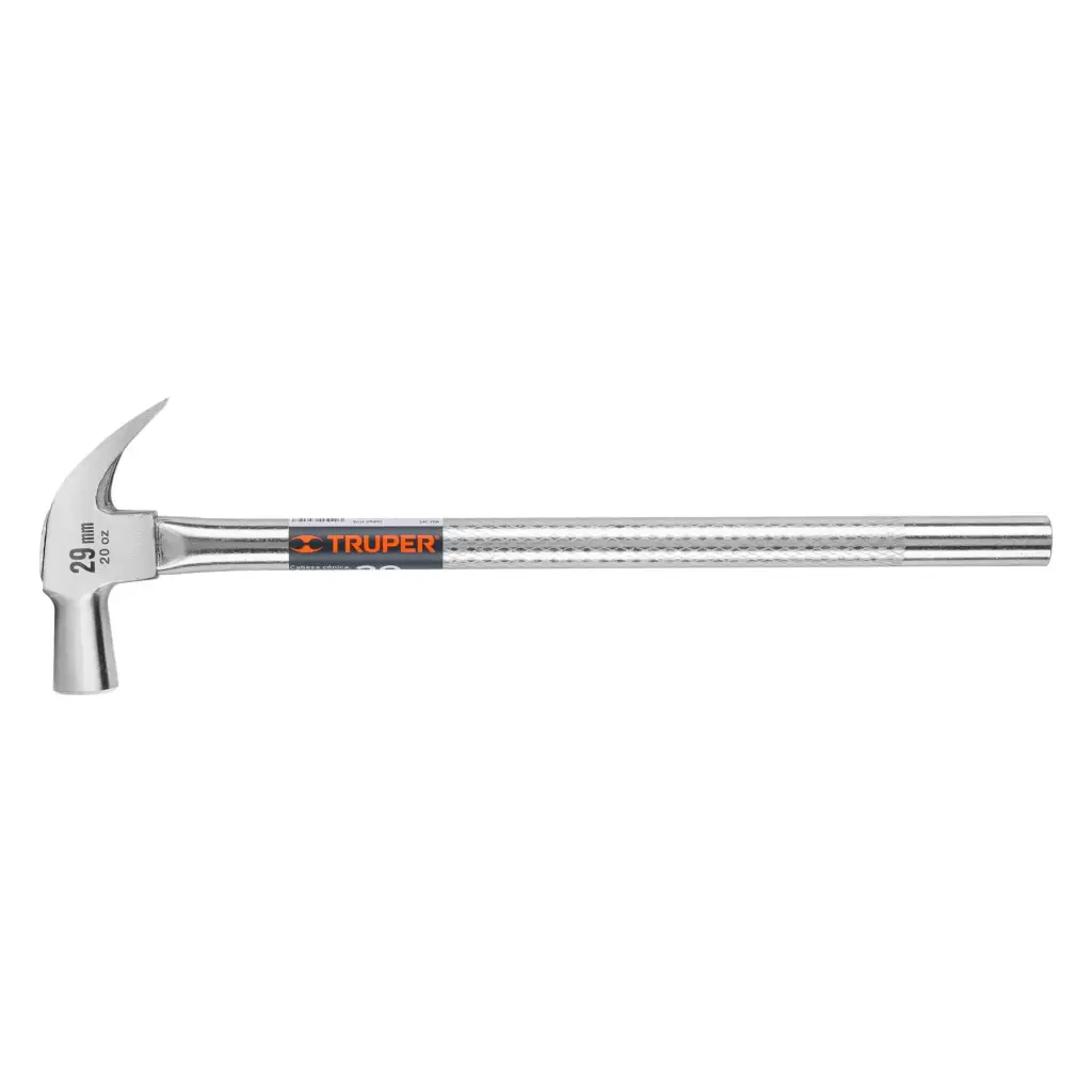 MARTILLOS TUBULARES PULIDOS , UÑA CURVA , CABEZA CONICA 19" TRUPER