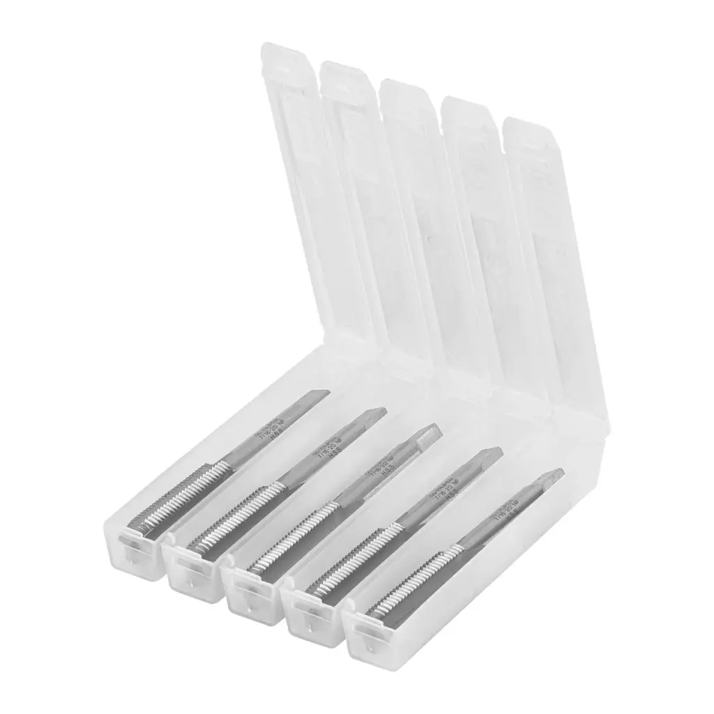 [11412] MACHOS SEMICONICOS UNF 7/16 X 20, ESTUCHE DE 5 PIEZAS TRUPER