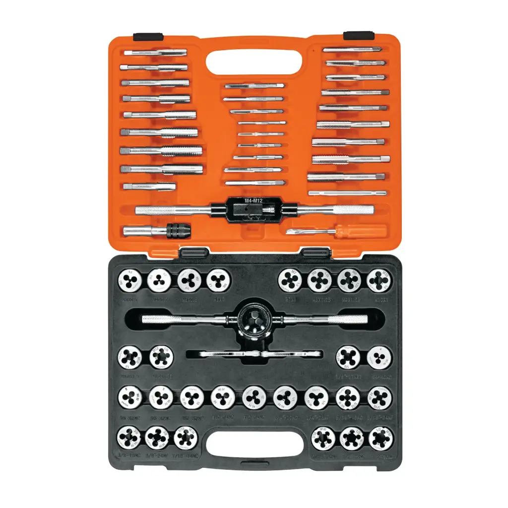 JUEGO DE MACHOS Y TARRAJAS 60 PIEZAS TRUPER