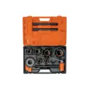 JUEGO DE TARRAJAS PARA TUBO 8 PIEZAS, SISTEMA ROSCADO REVERSIBLE, ACERO AL CROMO-13071-TRUPER