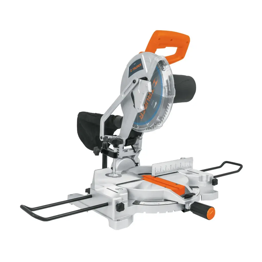 SIERRA INGLETEADORA COMPUESTA PARA CORTE DE MADERA Y ALUMINIO 10", 2.1/2 HP TRUPER