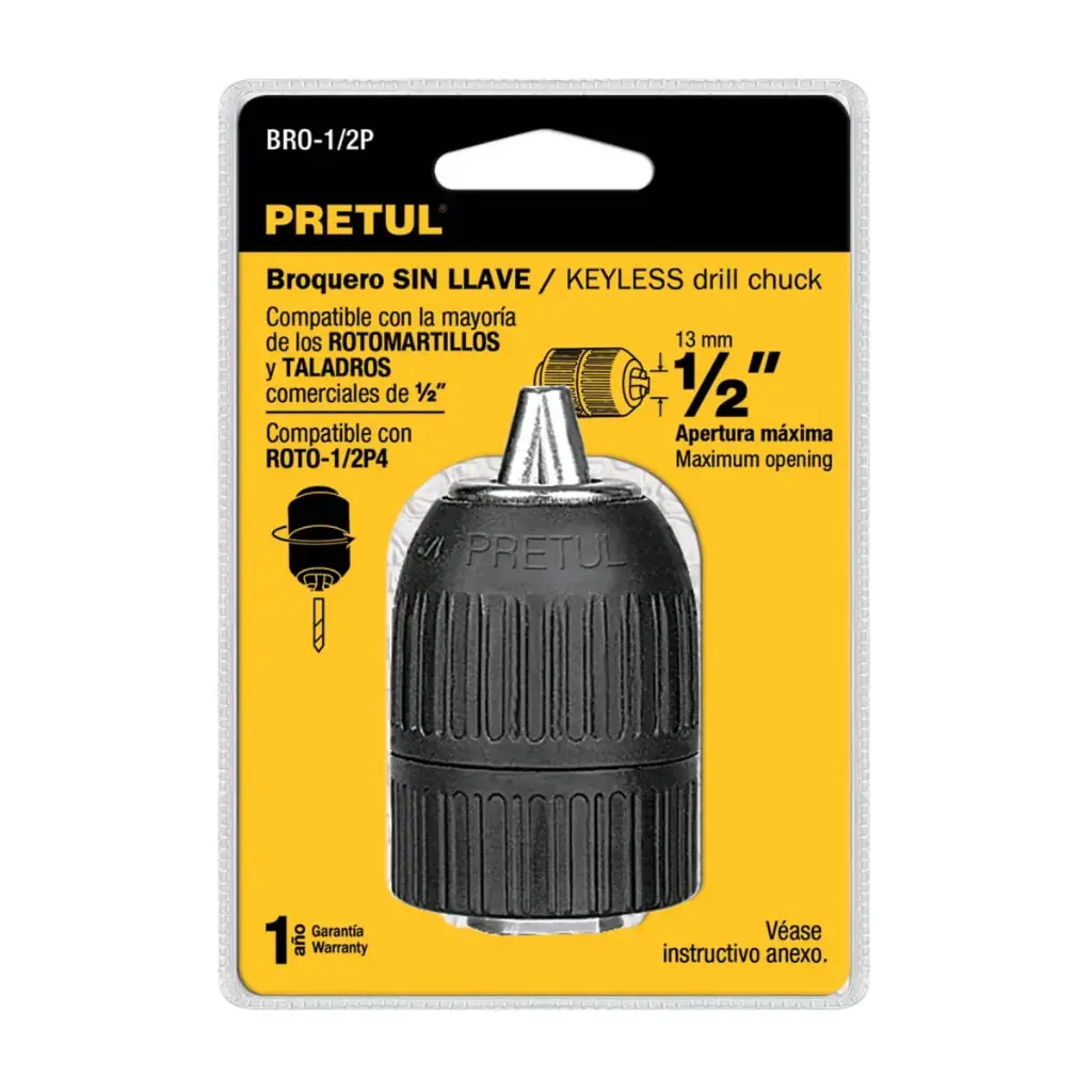 MANDRIL (CHUCKS ) 1/2" PRETUL