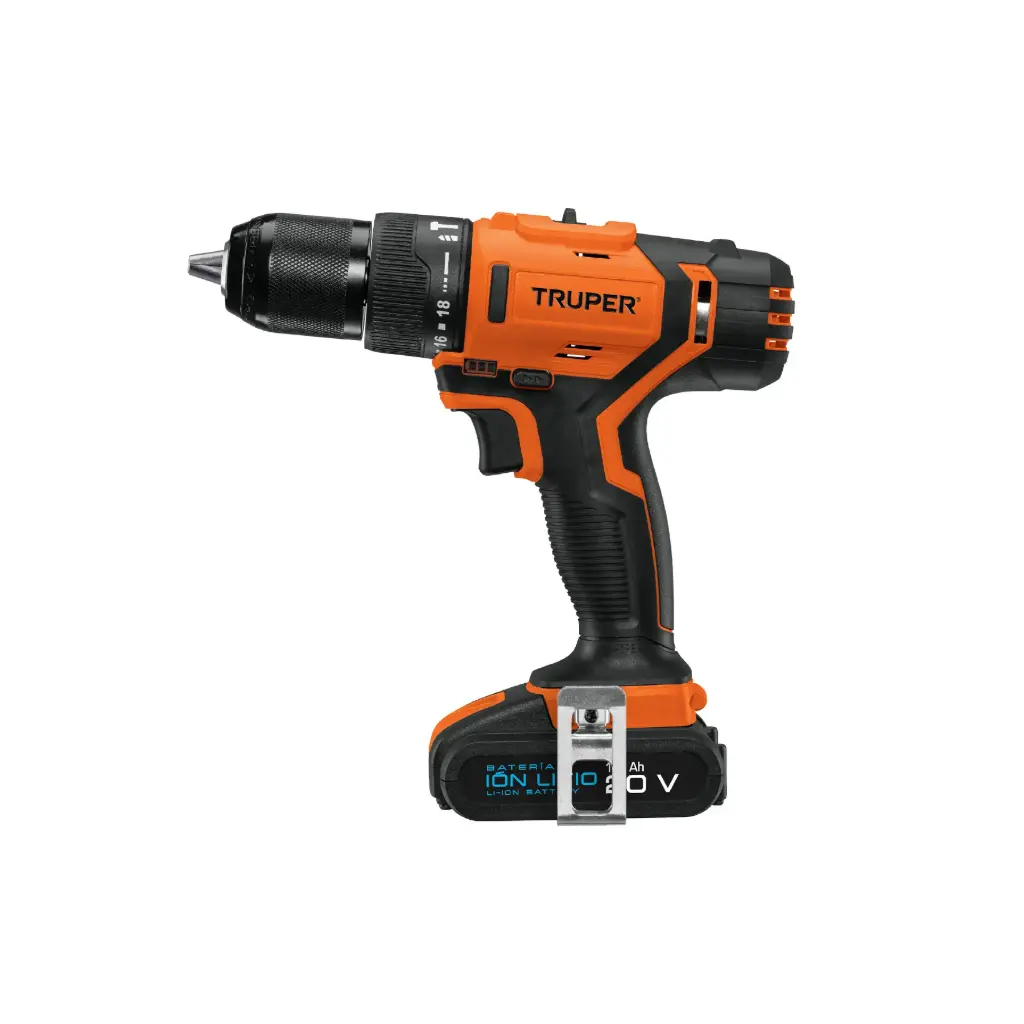 [11020] TALADRO PERCUTOR INALAMBRICO PROFESIONAL 20V- 1/2" TRUPER