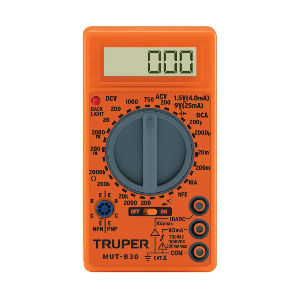 [10400] MULTITESTER DIGITAL ESCOLAR TRUPER
