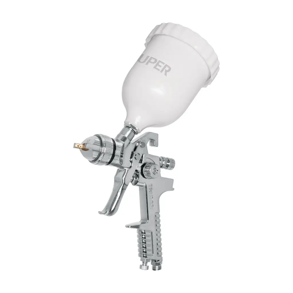 PISTOLA DE AIRE VASO DE PLASTICO 500ML VISCOCIDAD MEDIA-12129-TRUPER