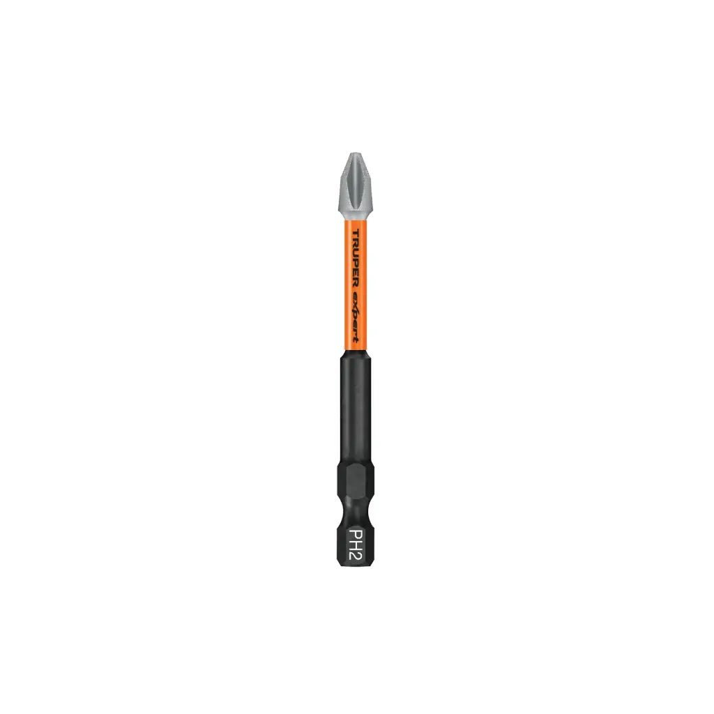 ESTUCHE CON 5 PUNTAS DE IMPACTO DE CRUZ , PH2 (IGUALES) 3" TRUPER
