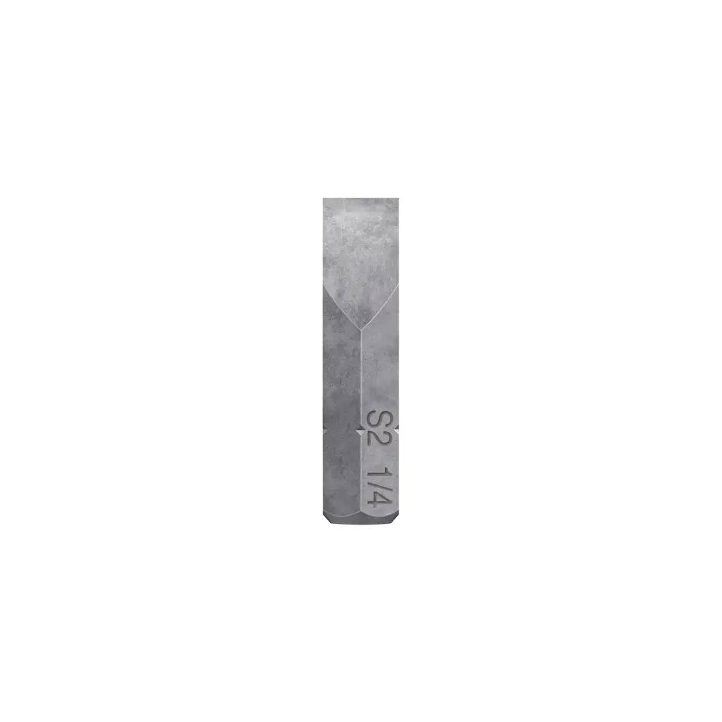 ESTUCHE CON 5 PUNTAS PLANAS 1/4" (IGUALES) 1" TRUPER