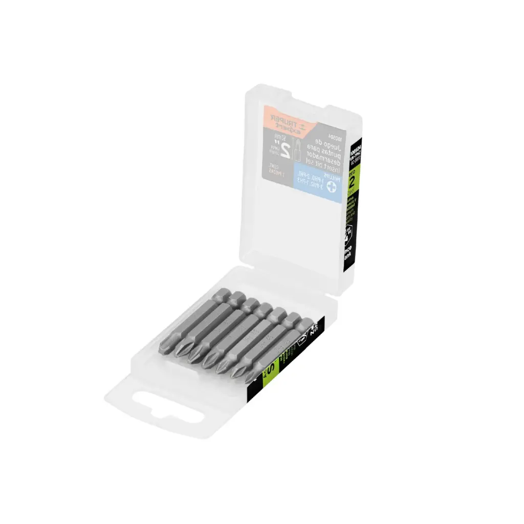 [100504] JUEGO DE 7 PUNTAS DE CRUZ, PH0-PH3 (CONVINADAS) 2" TRUPER