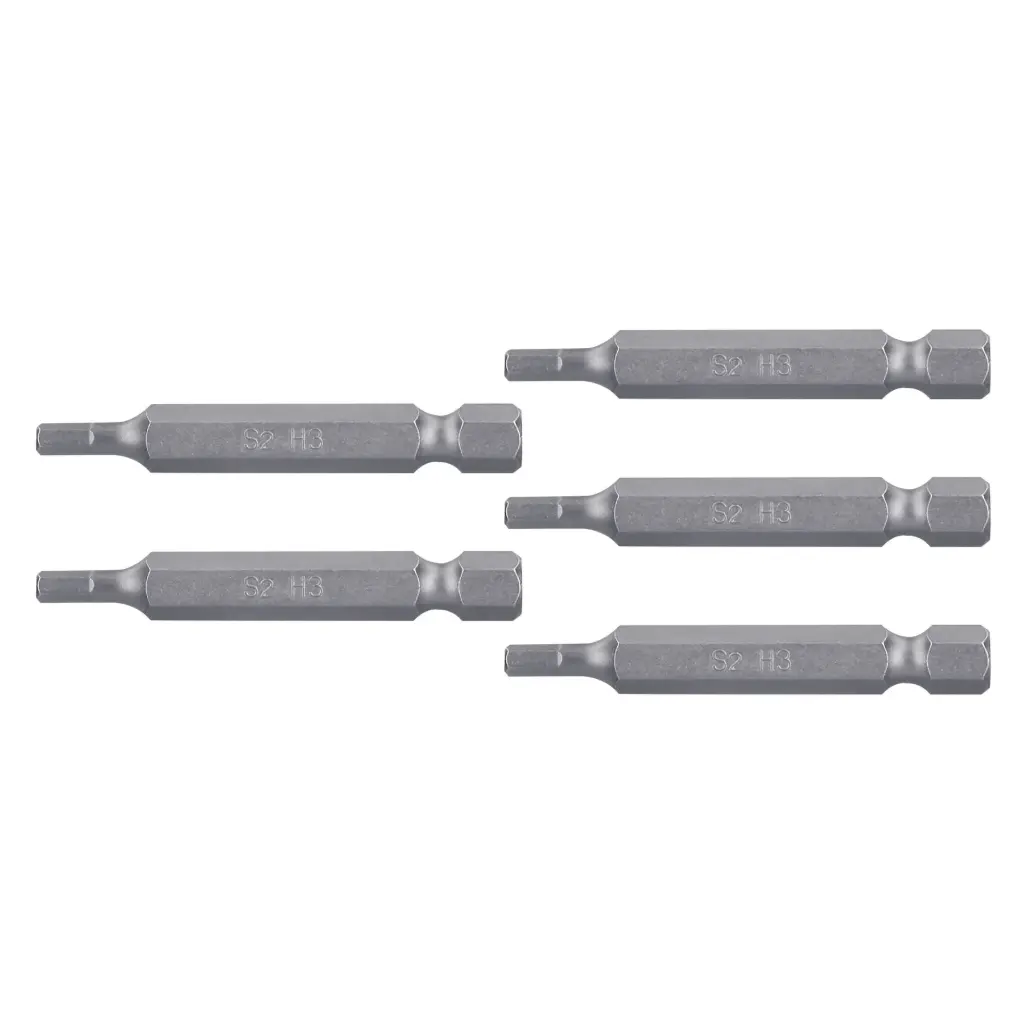 ESTUCHE CON 5 PUNTAS HEXAGONALES MILIMETRICAS 3MM (IGUALES) 2" TRUPER