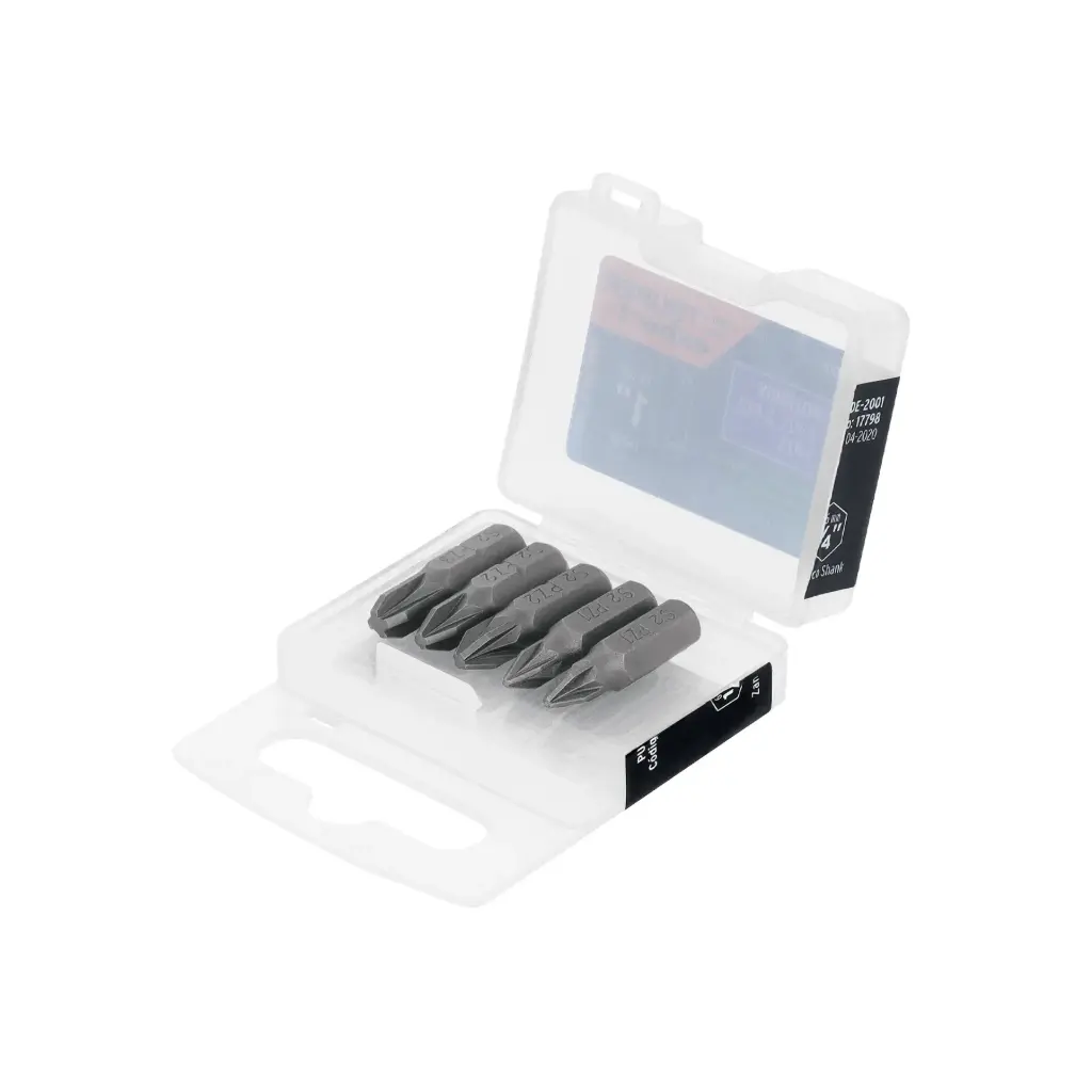 [17798] JUEGO DE 5 PUNTAS POZIDRIV PZ1-PZ3 (COMBINADAS )1" TRUPER