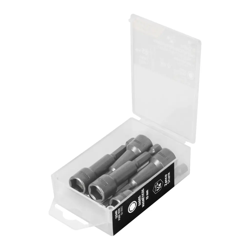 ESTUCHES CON 5 DADOS MAGNETICOS 10MM (IGUALES) 2" TRUPER