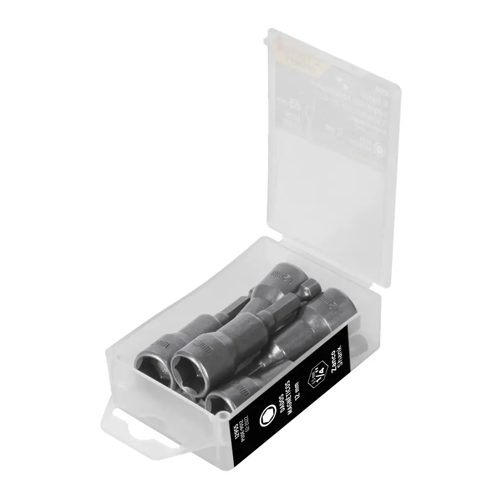 ESTUCHES CON 5 DADOS MAGNETICOS 12MM (IGUALES) 2" TRUPER