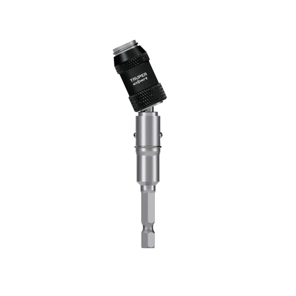 ADAPTADORES ARTICULADOS PARA PUNTAS ,CAMBIO RAPIDO 90MM (UNA PIEZA) 1/4" TRUPER