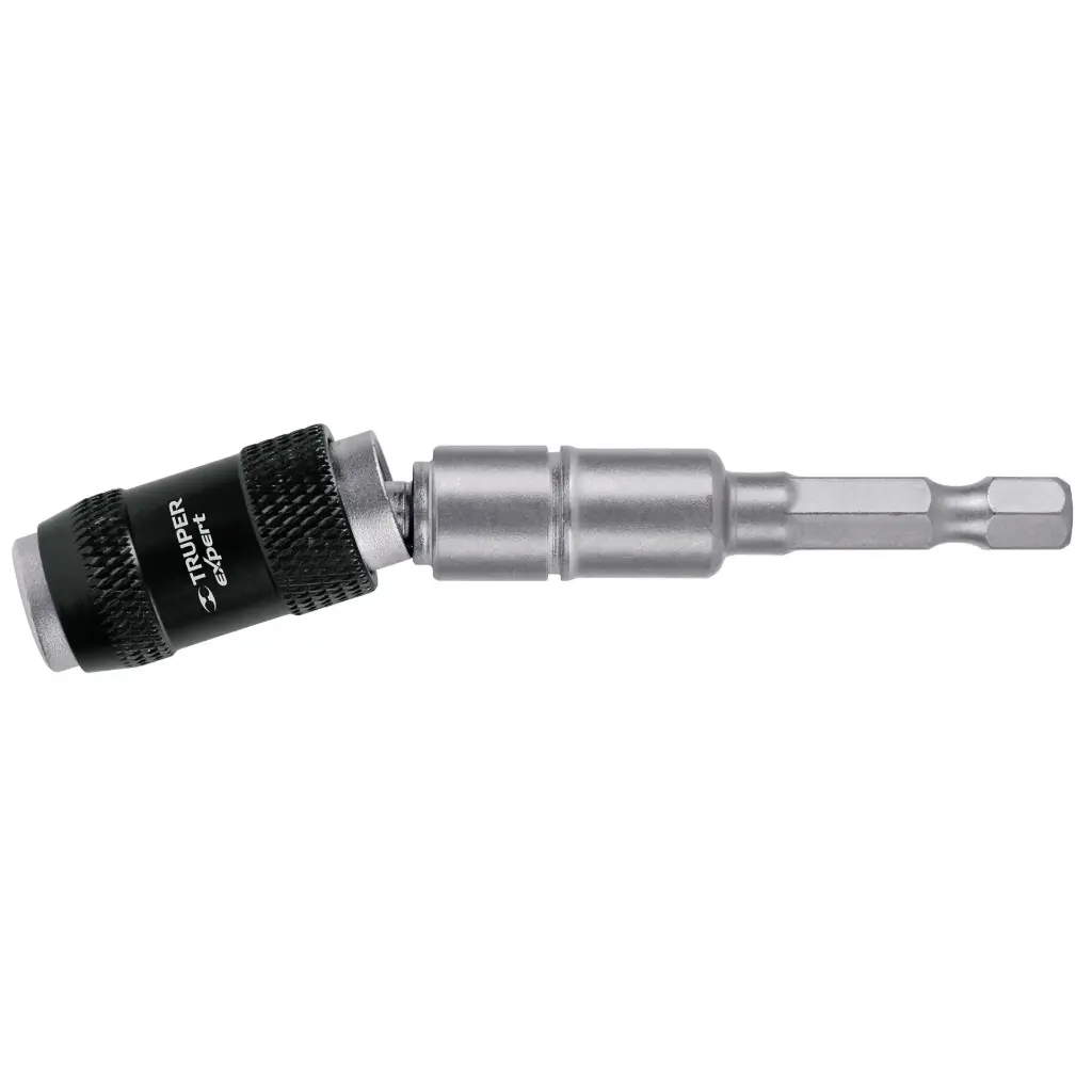 [101965] ADAPTADORES ARTICULADOS PARA PUNTAS ,CAMBIO RAPIDO 120MM (UNA PIEZA) 1/4" TRUPER