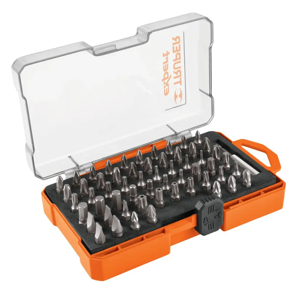 [11889] JUEGO DE PUNTAS MIXTAS, LARGO 1" 58 PIEZAS TRUPER