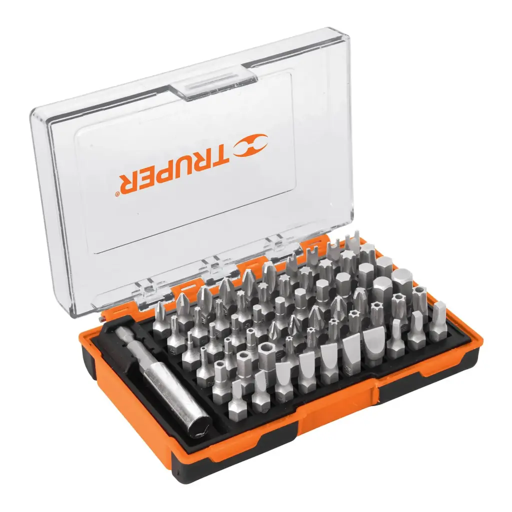 [10758] JUEGO DE PUNTAS MIXTAS , LARGO 1", 61 PIEZAS