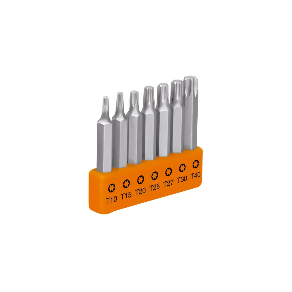 [17796] JUEGO DE 7 PUNTAS TORX, (COMBINADAS ) 2" TRUPER