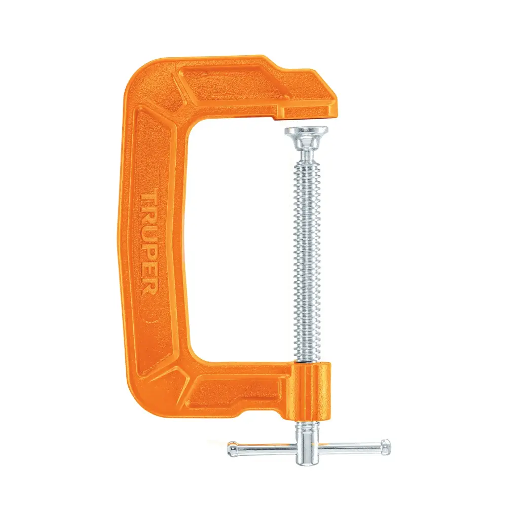 [17661] PRENSAS EN C DE HIERRO NODULAR PARA CARPINTERIA 4" TRUPER